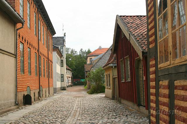 Norwegia (3310).JPG - Oslo - Norsk Folkesmuseum (Gamlebyen - budynki z Chrystianii)